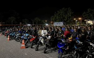 Ops Motosikal Manjung: 46 Motosikal Disita, Empat Remaja Dicekup Lumba Haram