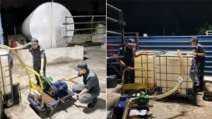 Ubah Suai Lori Tiga Tan Kantoi, KPDN Perak Buat Rampasan 5,070 Liter Diesel Di Ayer Tawar