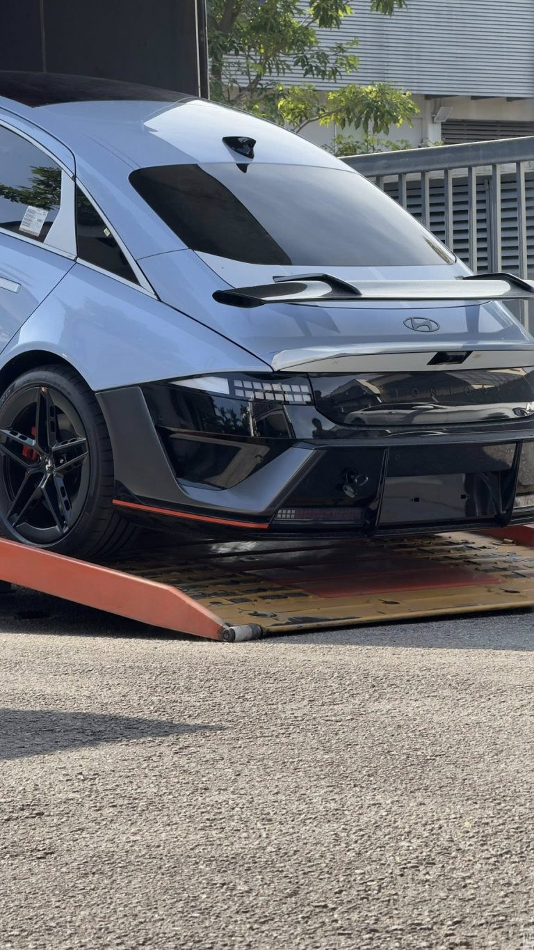 Spyshot Close Up Hyundai Ioniq 6 N