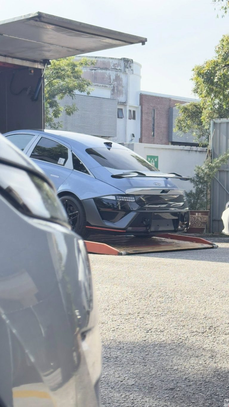 Penampakkan Bahagian Belakang Hyundai Ioniq 6 N