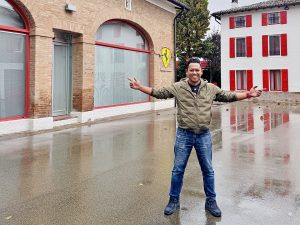 Nazz Abdullah at Ferrari Fionrano Circuit, Italy