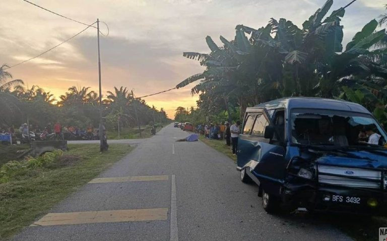 Pelajar Tingkatan Enam Maut Nahas Tiga Kenderaan Ketika Pulang Dari Sekolah