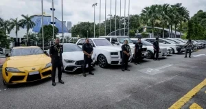 Sindiket Penipuan Tumpas: Rolls-Royce, G-Wagon Dan Aset RM57.68 Juta Dirampas Polis