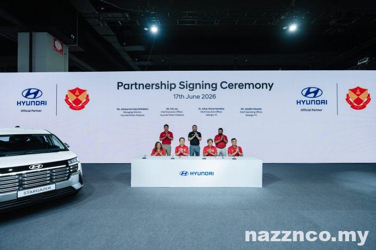 Hyundai Terus Perkasa Selangor FC, Serah Tucson Prestige Untuk Musim 2026/2027
