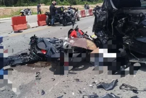 Penunggang Motosikal Warga Singapura Maut Dalam Nahas Di Lebuhraya PLUS