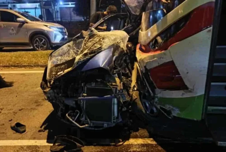 Pemandu Maut Setelah Membuat Pusingan U