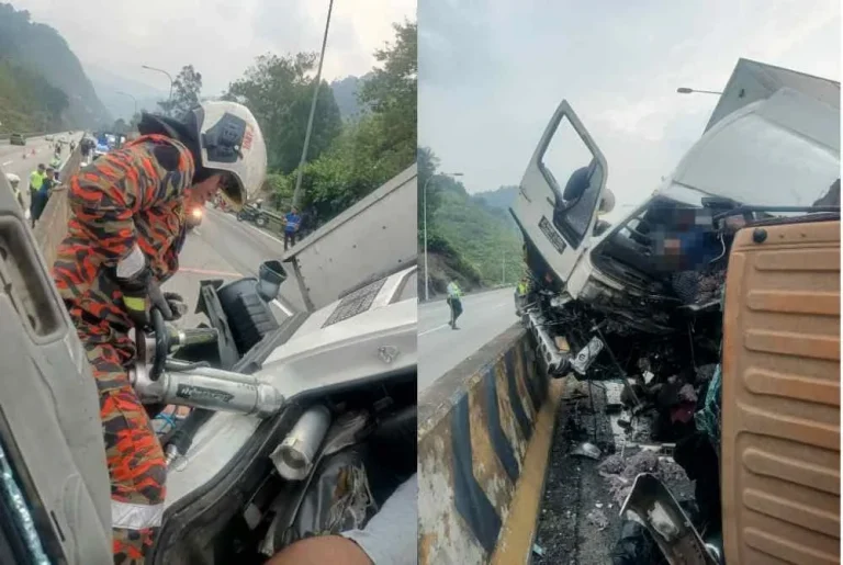 Kemalangan Dua Lori Selepas Menora, Kesesakan Arah Utara Cecah 7KM