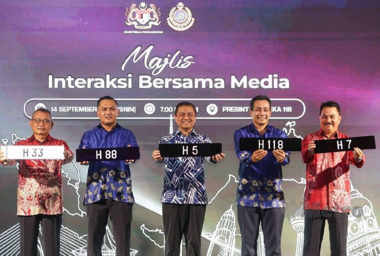 Plat H1 Didakwa Cecah RM10.7 Juta, Siri H Jadi Penutup Plat Huruf Tunggal