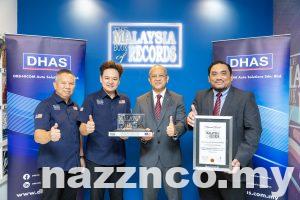 DHAS Catat Rekod Malaysia Book of Records Dengan Sistem Penjejakan Kenderaan Pintar